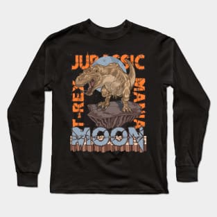 Jurassic Moon I TRex Mania Long Sleeve T-Shirt